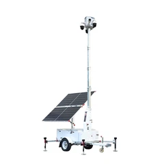 Tour de vidéosurveillance solaire