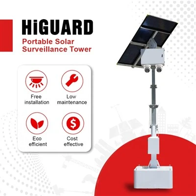 Tour de sécurité CCTV mobile HiGUARD