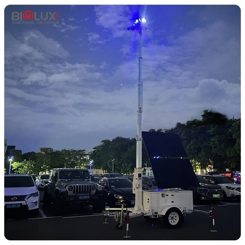 Solar AI-driven Surveillance Trailer With Starlink suppliers